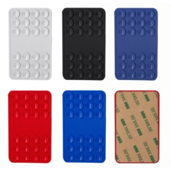 Soutien adhésif pour smartphone en silicone avec ventouse 9.3 cm