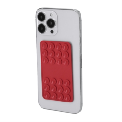 Soutien adhésif pour smartphone en silicone avec ventouse 9.3 cm