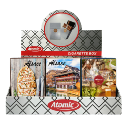 Porte paquet 20 cigarettes plastique décors Alsace I 12/240