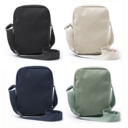 Sac bandoulière en velours côtelé 4 couleurs 14x6x19 cm 