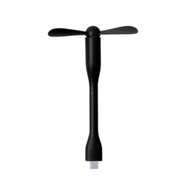 Ventilateur flexible - Connexion type C - toucher caoutchouc