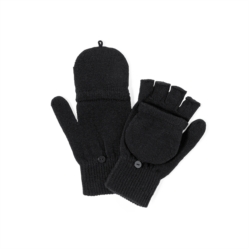 Gants adulte taille unique acrylique à rabats 3 couleurs