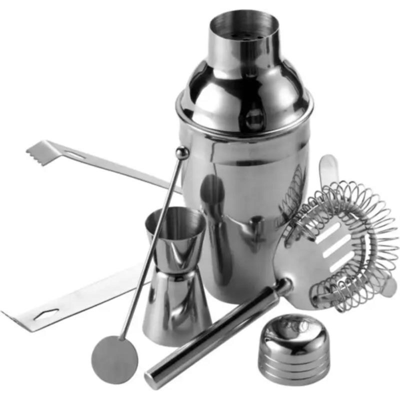 Set Cocktail shaker 5 pièces acier inoxydable 350 ml