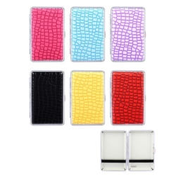 Etui pour cigarettes 100s métal décors Croco 6/120