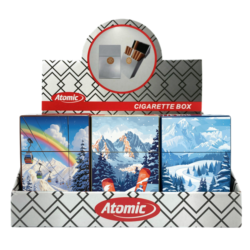 Boite paquet de 20 cigarettes décors Montagne Découverte 12/240