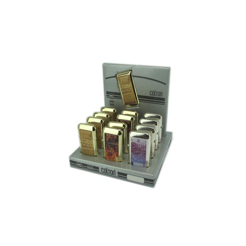 BRIQUET ESSENCE WESTERN BRASS DECORS GOLD 13/260*