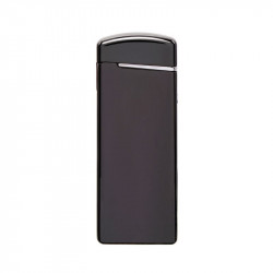 Briquet Cozy double arc électrique slim recharg USB Icy Noir 5/50