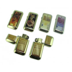 BRIQUET ESSENCE WESTERN BRASS DECORS GOLD 13/260*