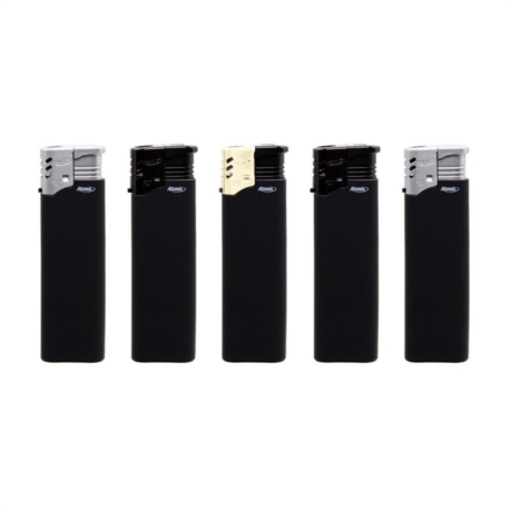 Briquet Atomic turbo rechargeable rubber F2 Black line 50/1000