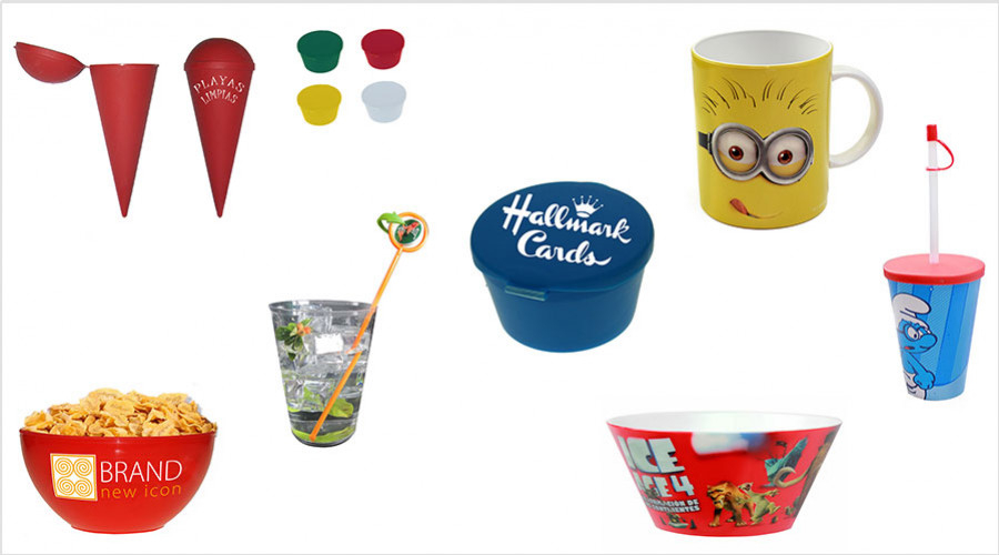 Objets en plastique personnalisés